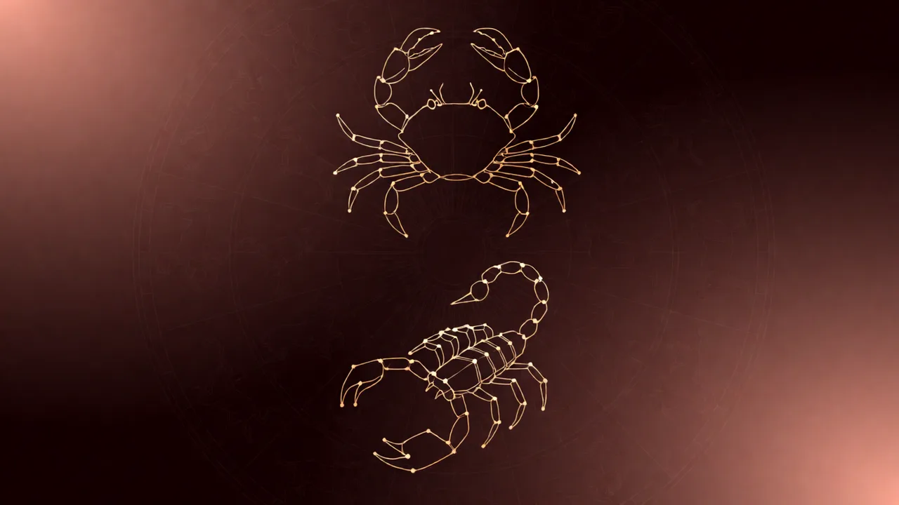 Compatibilité Cancer et Scorpion : amour, amitié et affinités