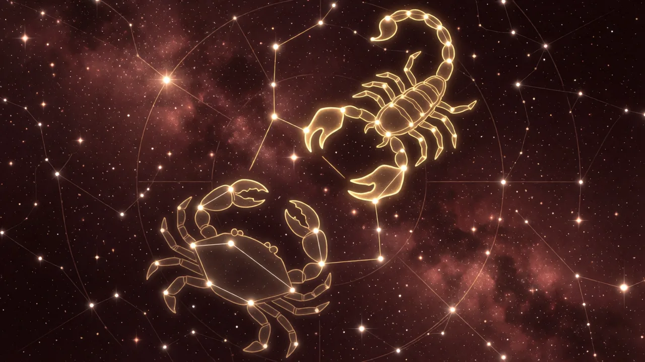 Compatibilité Scorpion et Cancer : amour, amitié et affinités