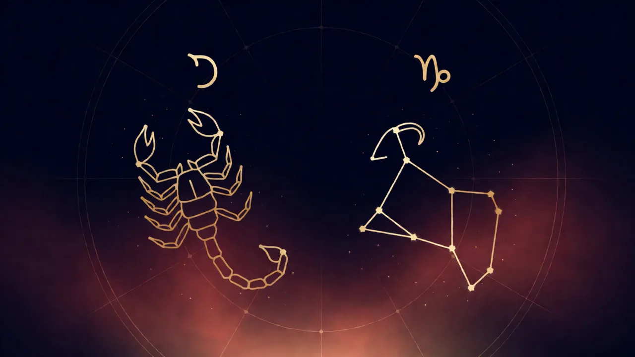 Compatibilité Scorpion et Capricorne : amour, amitié et affinités