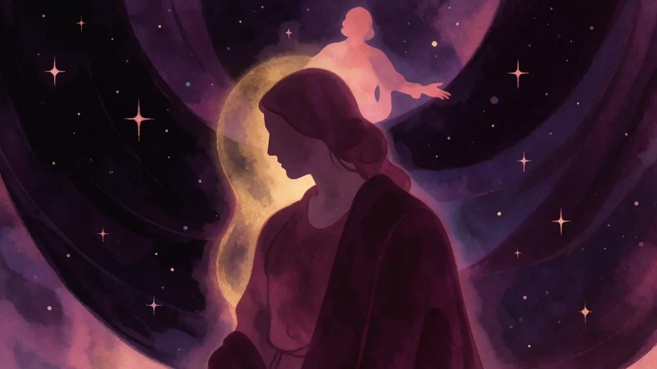 Rêver d'apocalypse — illustration onirique (mort et spiritualité)